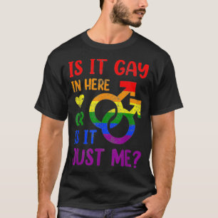 Är det här inne eller är det bara jag Pride Mon T Shirt