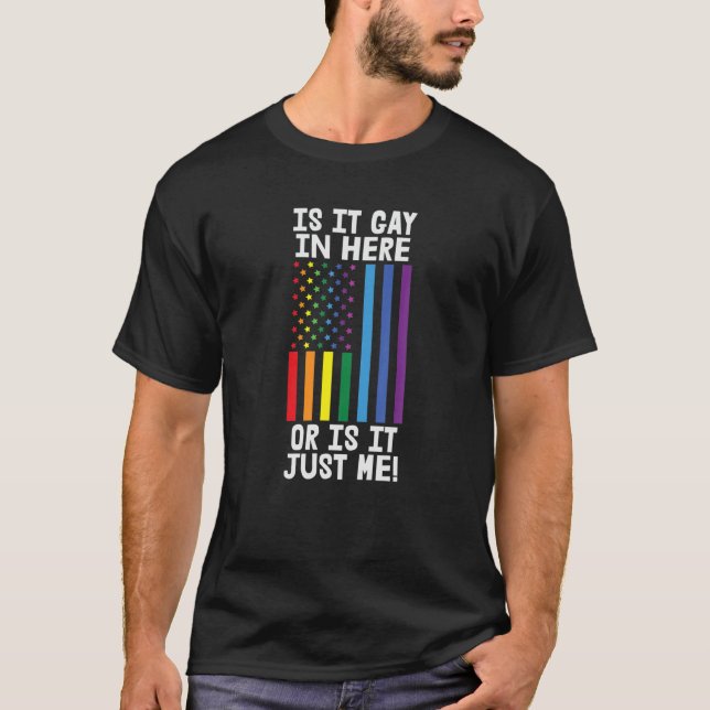 Är det här inne eller är det bara jag? t shirt (Framsida)