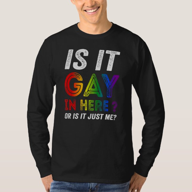 Är det här inne eller är det bara jag? t shirt (Framsida)