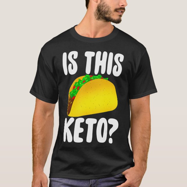 Är det här Keto Diet Ketogen Ketosis Funny? T Shirt (Framsida)