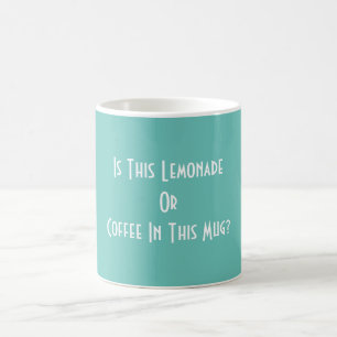 Är det här Lemonad eller kaffe i Mugg? Aqua Kaffemugg