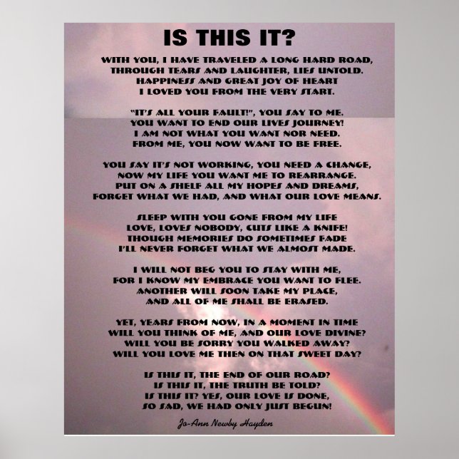 ÄR DET HÄR? poster dikt (Framsidan)
