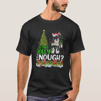 Är det här schnauzer Hund Julgran? T Shirt