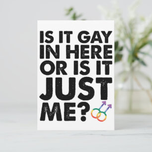 Är Det Hbtq Härinne Eller Är Det Bara Jag Hbtq Sto Tack Kort