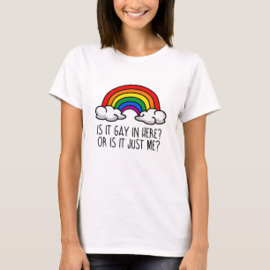 ÄR DET HBTQ I DEN HÄR MILJÖN ELLER ÄR DET BARA JAG T SHIRT