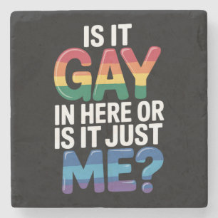 Är Det Hbtq-Vänligt Härinne Eller Är Det Bara Jag Stenunderlägg