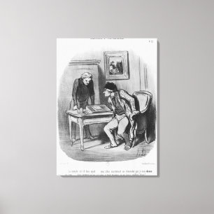 Är det högerna?" canvastryck