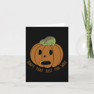 Är det inte bara så Retro Style Pumpkin Kvinnor  Kort