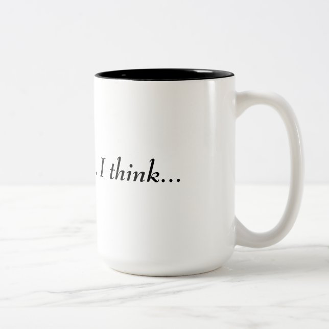 Är det kaffe? Två-Tonad mugg (Höger)