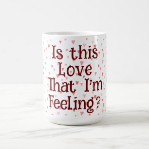 Är det Kärlek jag känner? Kaffe Mugg