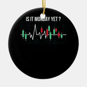 Är det måndag ännu en dag som går då Lagrar m Julgransprydnad Keramik