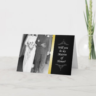 Är det min hedersmatron? inbjudan