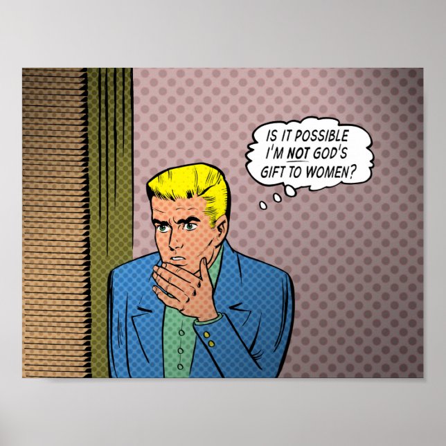 Är det möjligt att jag inte är Guds gåva till kvin Poster (Framsidan)