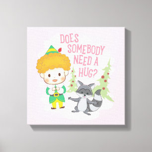 Är det nån som behöver en hug? canvastryck