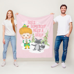 Är det nån som behöver en hug? fleecefilt