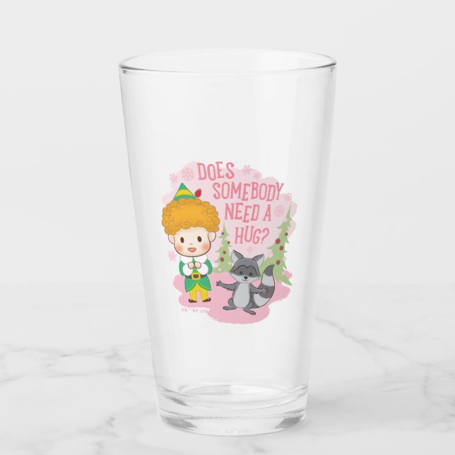 Är det nån som behöver en hug? glaskopp (Framsida)