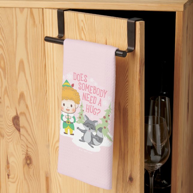 Är det nån som behöver en hug? kökshandduk (Thirds Fold)