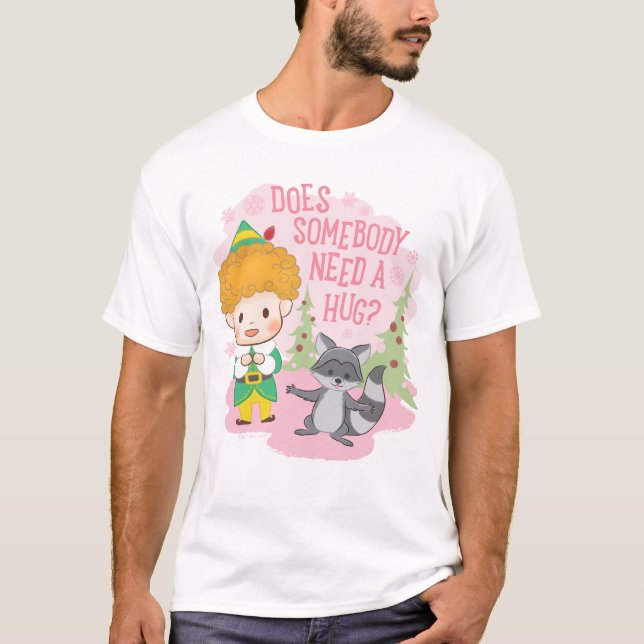 Är det nån som behöver en hug? t shirt (Framsida)