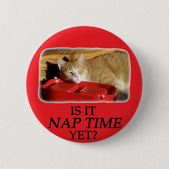 ÄR DET NAP TIME ÄNNU? KNAPP (Framsida)