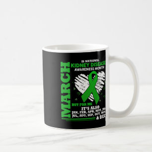 Är det nationella donationsmånaden för medvetenhet kaffemugg