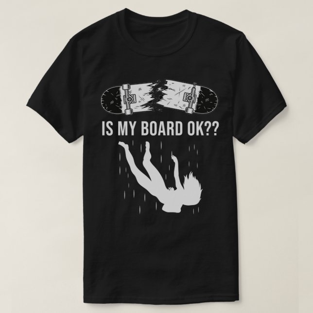 Är det okej med Skateboarding-trick för ett skal? T Shirt (Design framsida)
