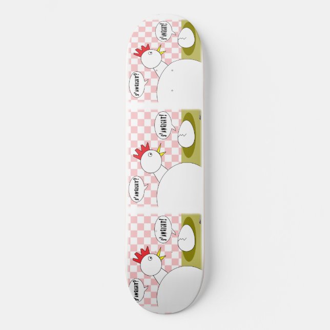 Är det okej? old school skateboard bräda 18 cm (Framsida)