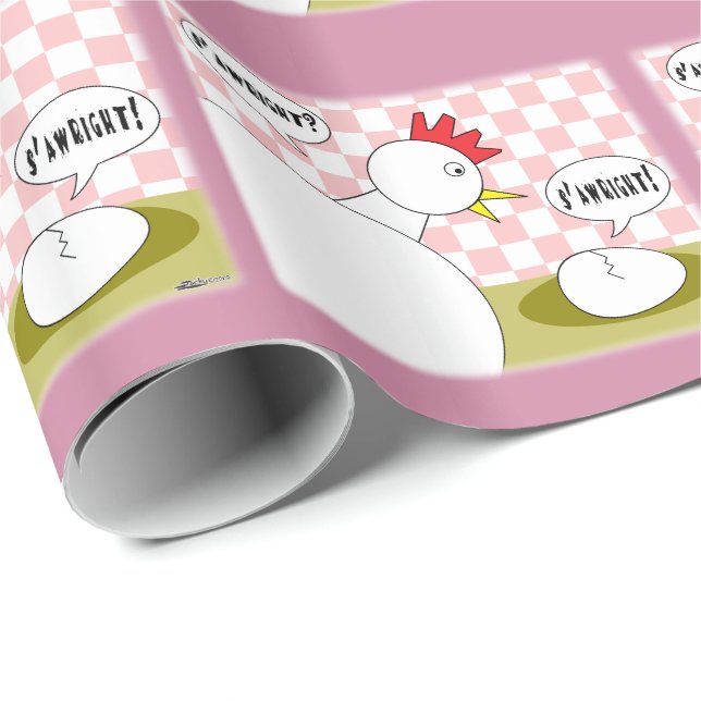 Är det okej? presentpapper (Rullad Hörn)