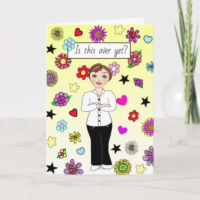 Är det över än? Pandemi, isolering av Social, frök Kort (Framsida)