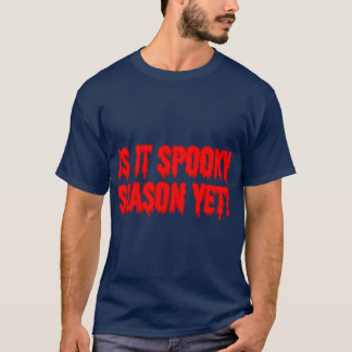 Är Det Redan Spök-Säsong V2 Röd Överskjutande T Shirt