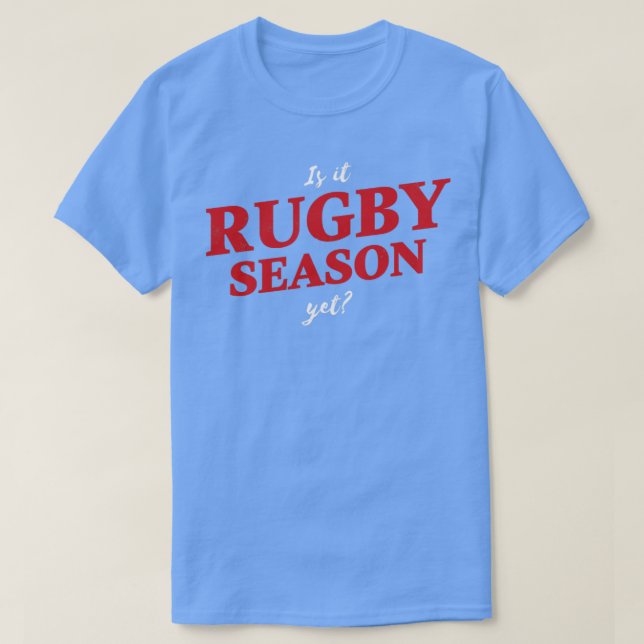 Är det rugbysäsong än t shirt (Design framsida)