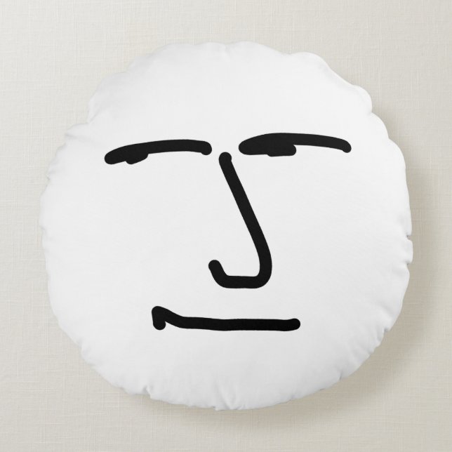 ÄR DET SÅ Rund Pillow? Kudde (Framsidan)