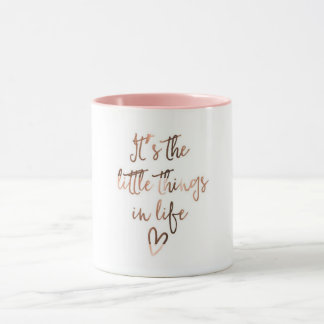 "Är det småsakerna i den liv" kaffemuggen Mugg