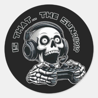 Är det sol?!! runt klistermärke