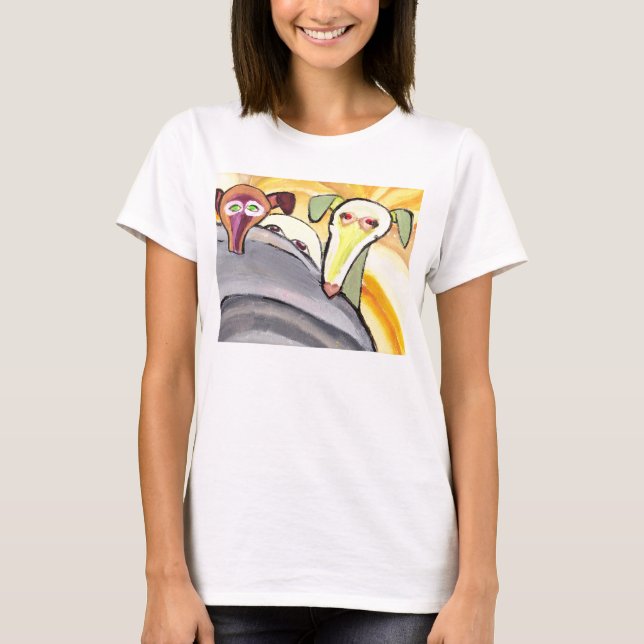 Är det som flyttar sig? tee shirt (Framsida)