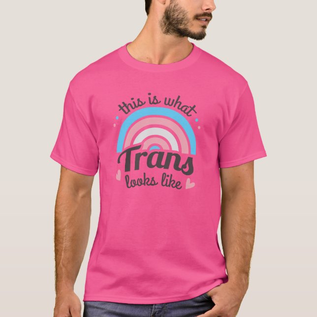 Är det som trans ser ut? t shirt (Framsida)