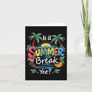 Är det sommaren Break ännu Lärarskolan Vacati? Kort