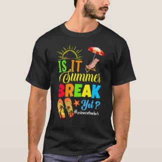 Är Det Sommarlov Ännu Vetenskapslärare Sista Skold T Shirt