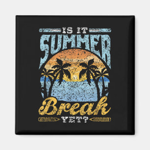 Är det sommaruppehållet än barnbarn slutar? magnet