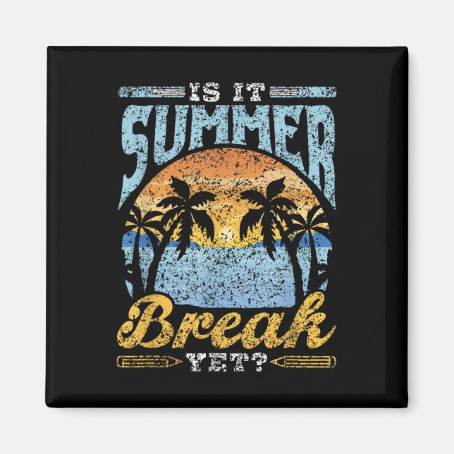 Är det sommaruppehållet än barnbarn slutar? magnet (Framsidan)