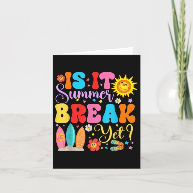 Är det sommaruppehållet än Läraren Student förra d Kort (Framsida)