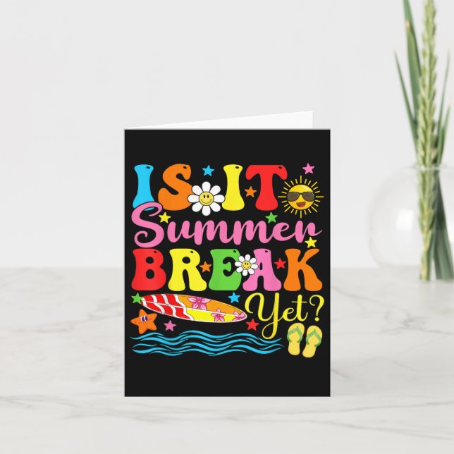 Är det sommaruppehållet än lärarvacacitet förra da kort (Framsida)