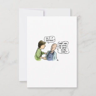 Är det terminal? Funny Cancer Card