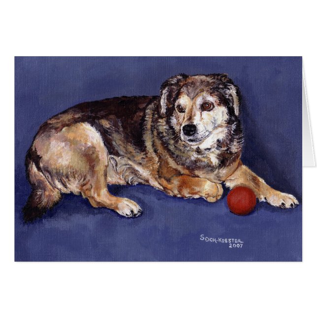 Är det Time som leker? Hälsningskort (Framsidan Horizontal)