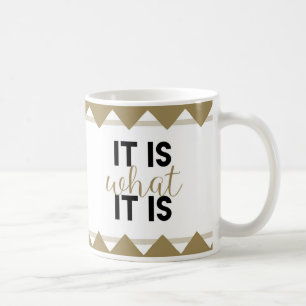 "Är det vad det är" - muggen Kaffemugg