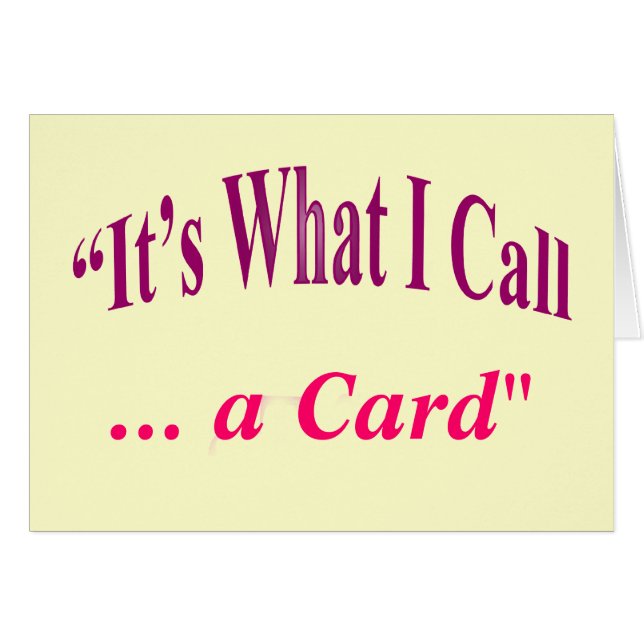 "Är det vad I-appellen… ", Hälsningskort (Framsidan Horizontal)