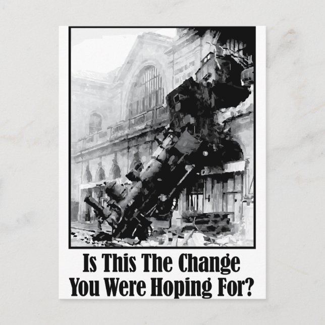 Är detta den förändring ni hoppades på? vykort (Framsida)