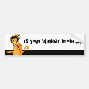 Är din blinker trasig? bildekal