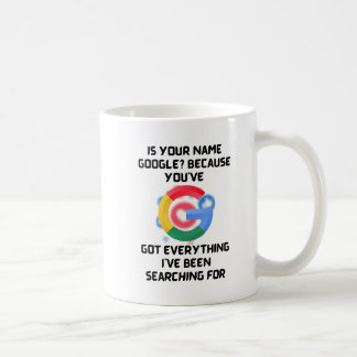 "Är ditt namn Google? Funny Mug for Någon Specia Kaffemugg