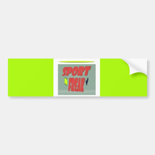 Är du älskare i sportfotbollens simklass? bildekal (Framsidan)