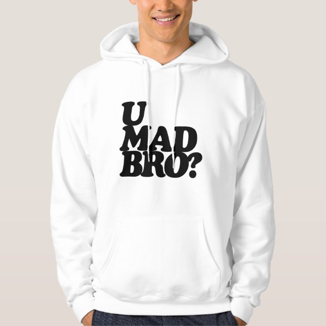 Är du arg broder? munkjacka (Framsida)